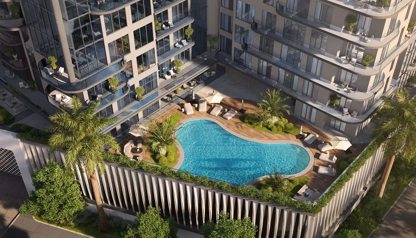 Radiant Terrace pool and leisure deck